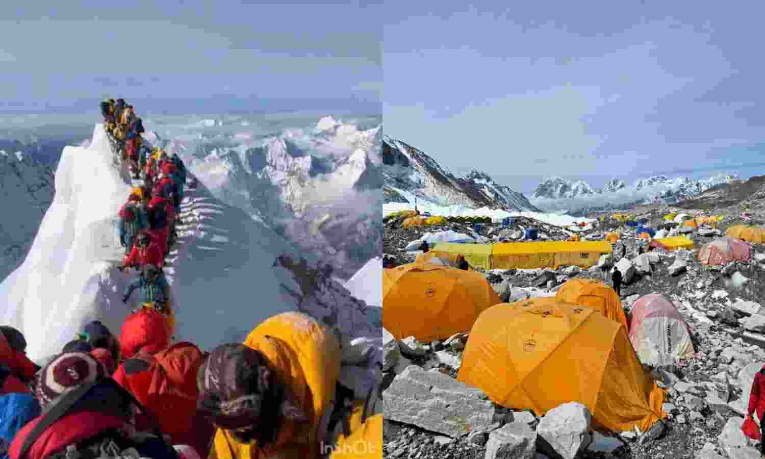 Everest Base Camp filth and summit traffic endanger climbers Everest Base Camp filth and summit traffic endanger climbers