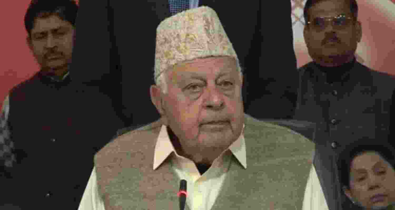 JKNC chief Dr Farooq Abdullah. Image: X JKNC chief Dr Farooq Abdullah. Image: X