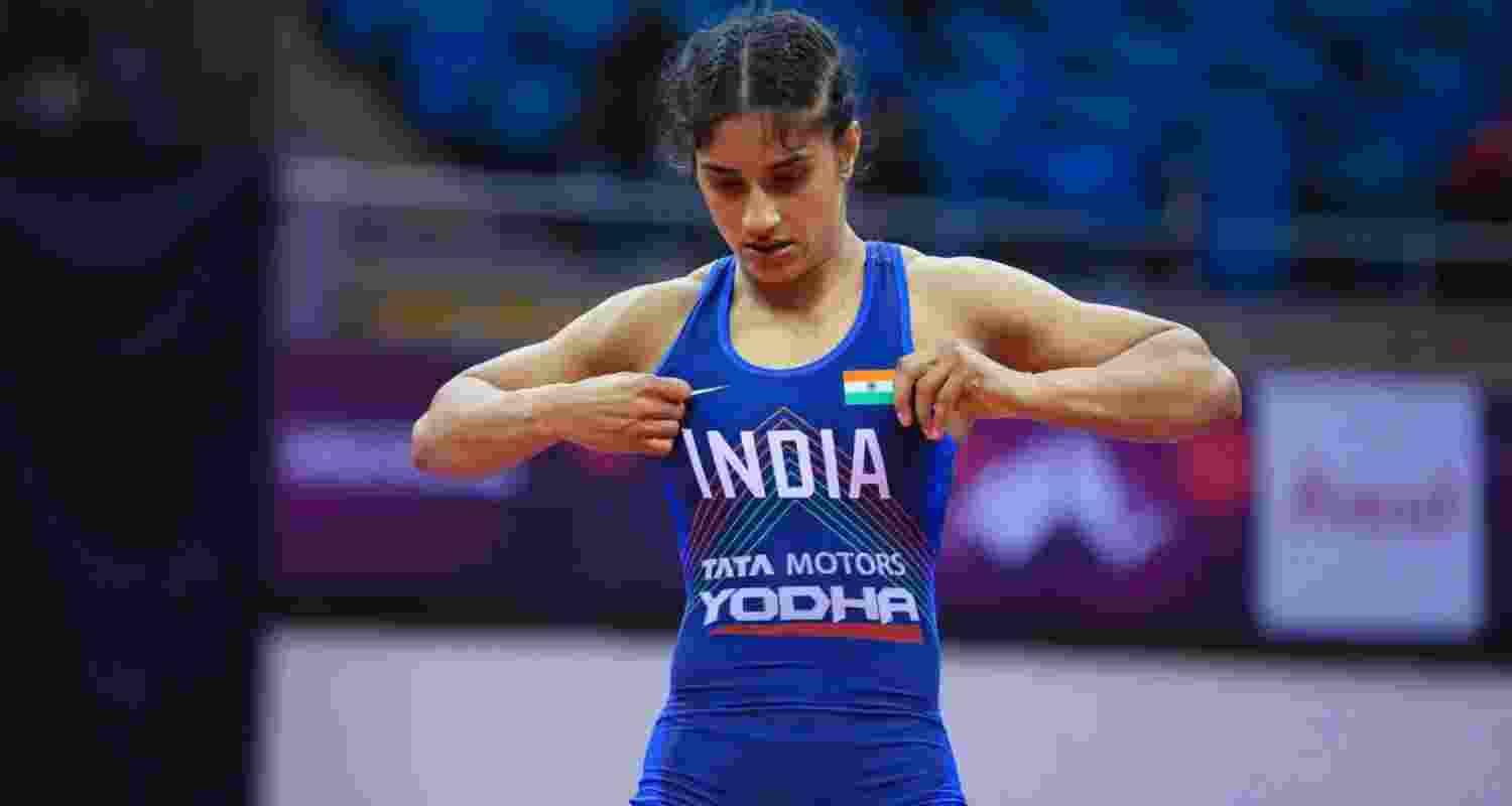 Celebrated wrestler Vinesh Phogat. Celebrated wrestler Vinesh Phogat.