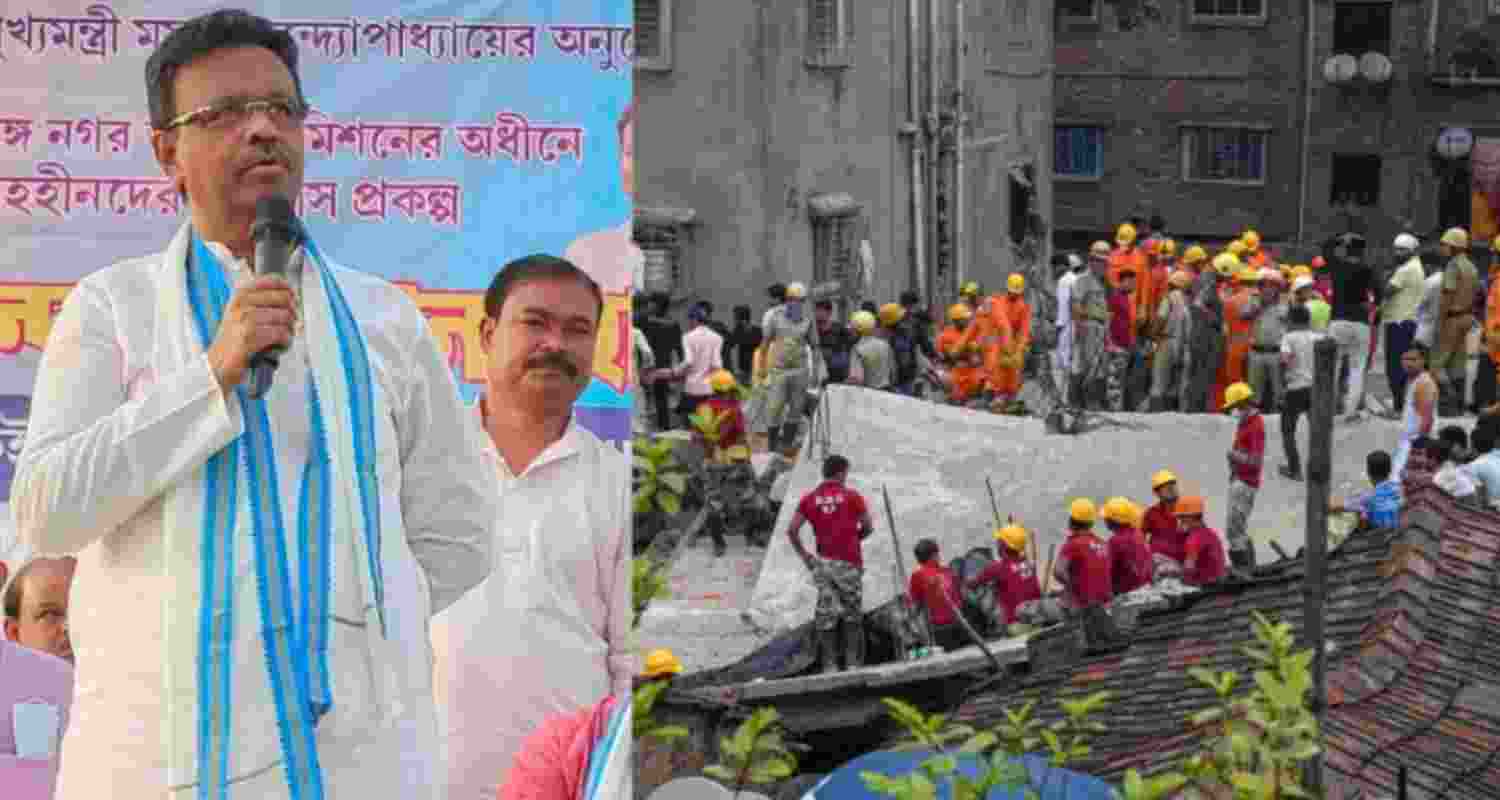 Kolkata Mayor Firhad Hakim takes responsibility of the building collapse incident Kolkata Mayor Firhad Hakim takes responsibility of the building collapse incident