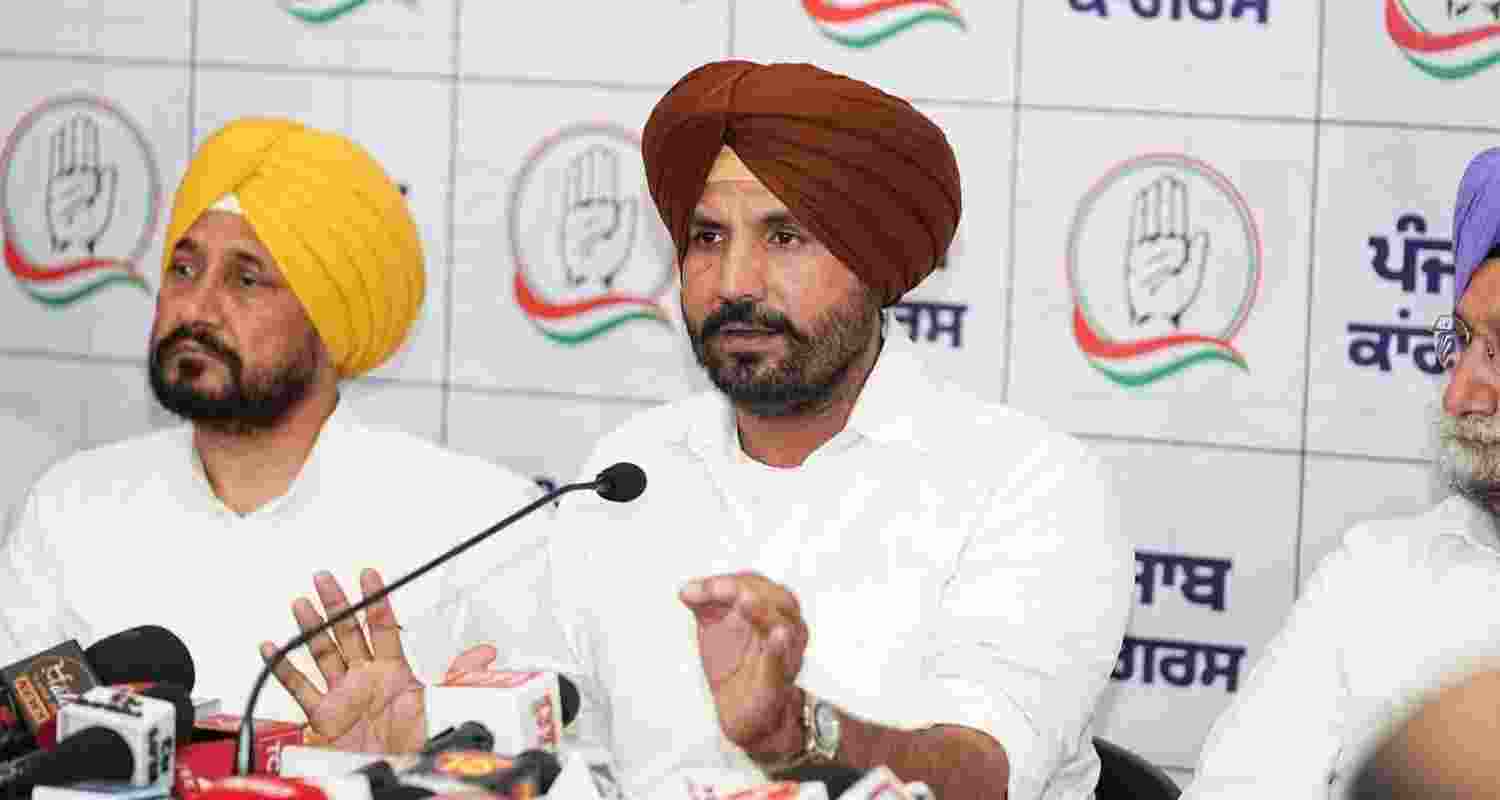 Former chief minister Charanjit Singh Channi and Amrinder Singh Raja Warring. Former chief minister Charanjit Singh Channi and Amrinder Singh Raja Warring.