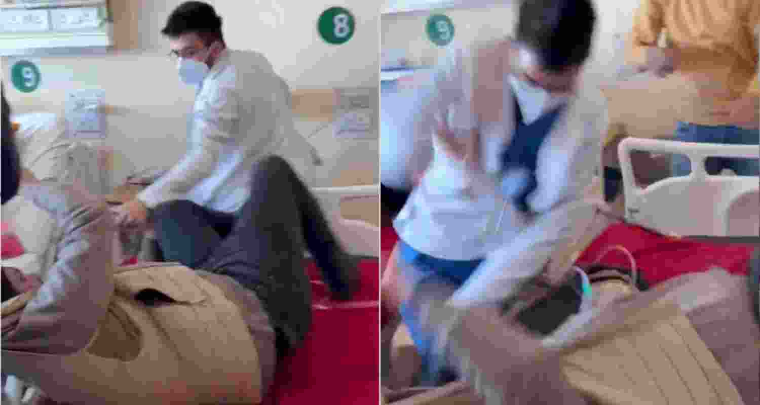 Speaking on the incident, Naresh Dashta, a relative of the patient, alleged that Arjun Pawar, a resident of Cheta village in the Kupi area of Chaupal had come to IGMC for an endoscopy procedure and was an IPD patient Speaking on the incident, Naresh Dashta, a relative of the patient, alleged that Arjun Pawar, a resident of Cheta village in the Kupi area of Chaupal had come to IGMC for an endoscopy procedure and was an IPD patient