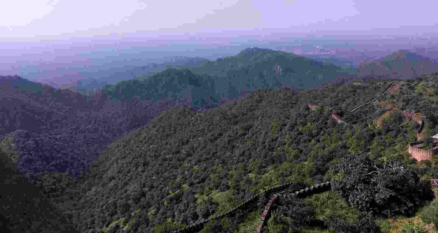 The Congress leader, who has formerly been the Environment Minister, said that an area of 0.19 per cent of the total 1.44 lakh sq. km. of the Aravallis that’s presently under mining leases already amounts to 68,000 acres, which is a vast swath. The Congress leader, who has formerly been the Environment Minister, said that an area of 0.19 per cent of the total 1.44 lakh sq. km. of the Aravallis that’s presently under mining leases already amounts to 68,000 acres, which is a vast swath.