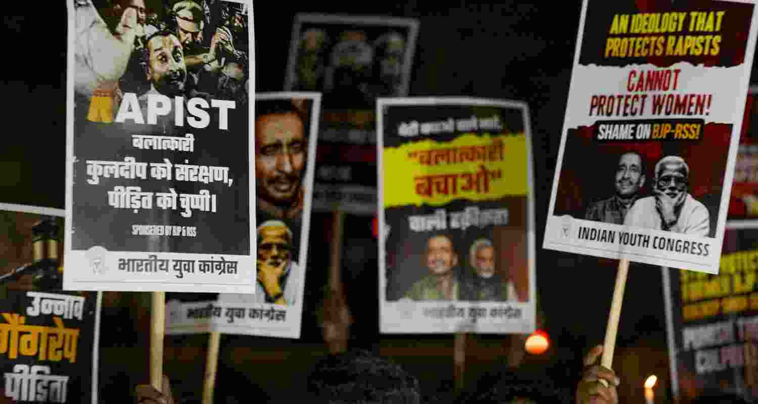 On Thursday, two advocates had filed an appeal challenging the suspension of prison sentence of Sengar, a former BJP leader On Thursday, two advocates had filed an appeal challenging the suspension of prison sentence of Sengar, a former BJP leader