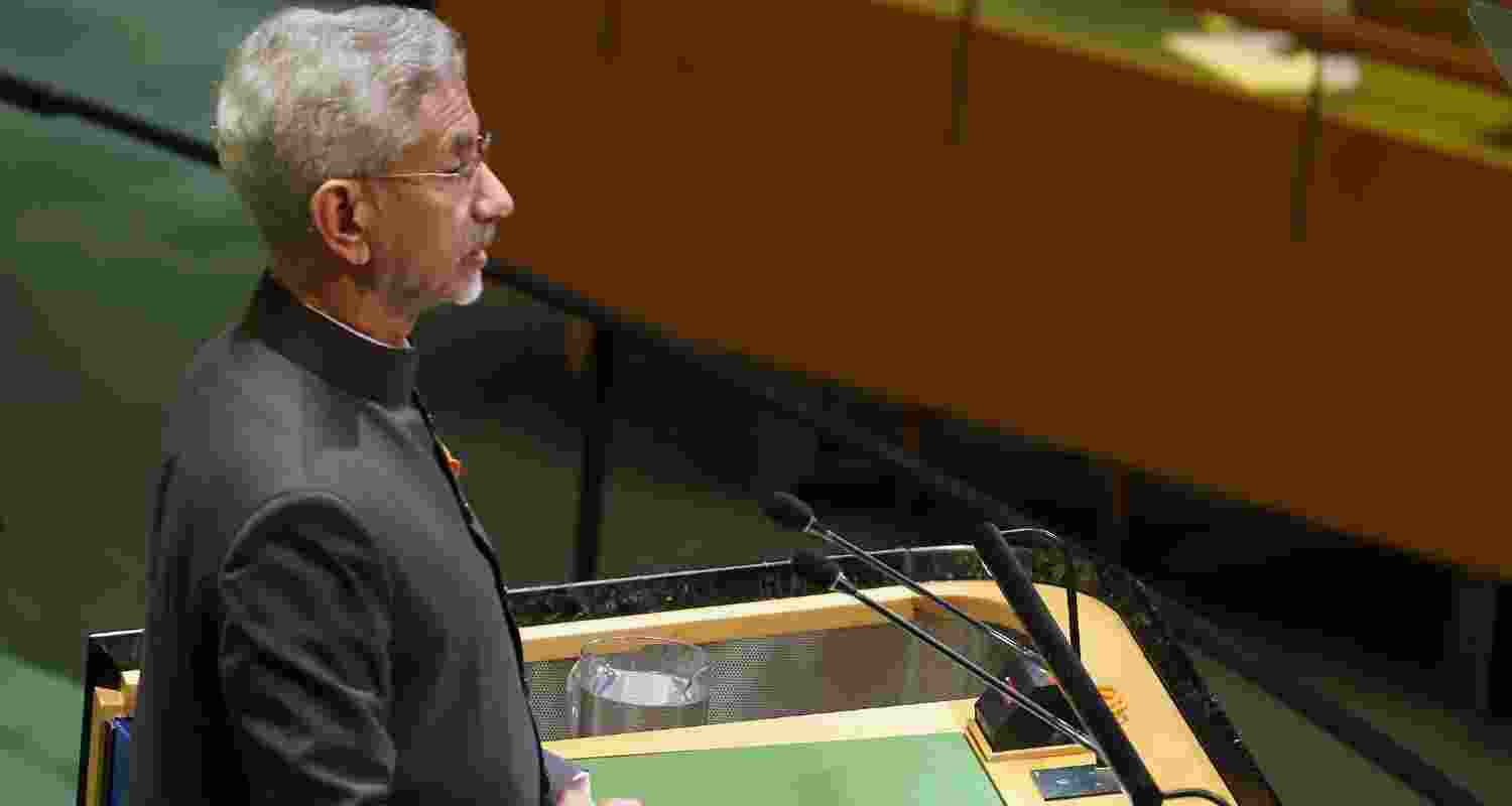 As the global dynamics shift, Jaishankar said trade would “continue to find a way”. As the global dynamics shift, Jaishankar said trade would “continue to find a way”.