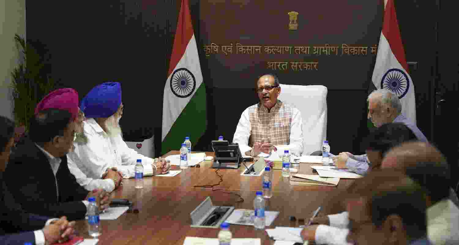 Addressing the media after the meeting, Chouhan said the GST reduction would make farm machinery at ‘Custom Hiring Centres’ (CHC) across the country cheaper, and that rentals should also come down accordingly
Addressing the media after the meeting, Chouhan said the GST reduction would make farm machinery at ‘Custom Hiring Centres’ (CHC) across the country cheaper, and that rentals should also come down accordingly