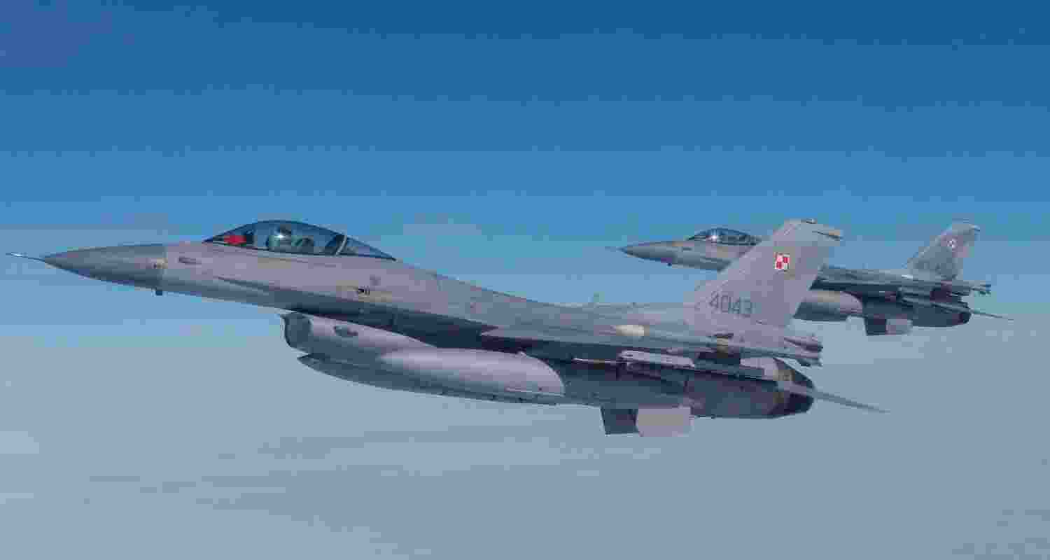 The aircraft, according to officials, was flying over international waters close to Poland’s airspace The aircraft, according to officials, was flying over international waters close to Poland’s airspace