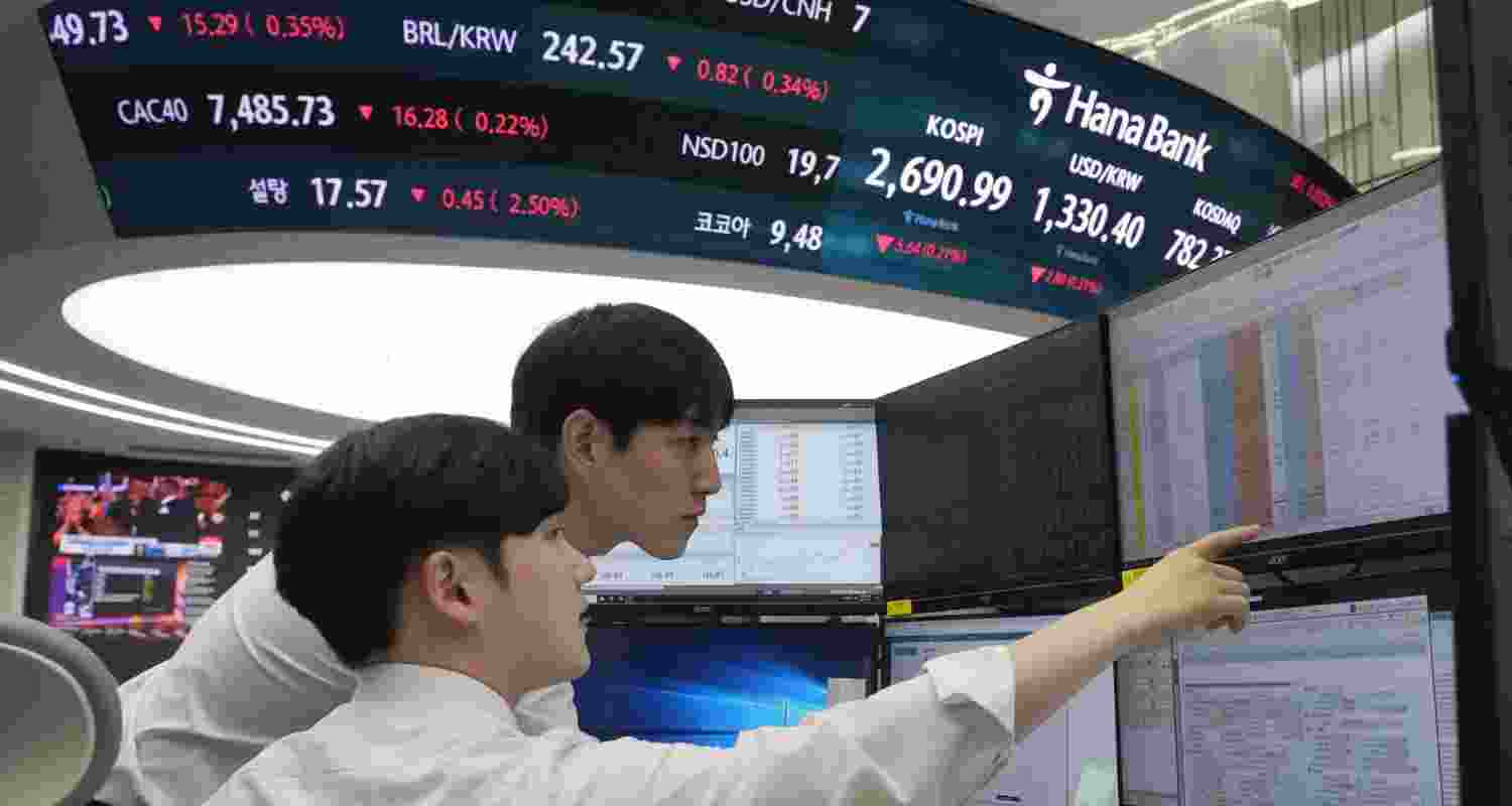 Asian shares mostly saw an uptick following an announcement by US President Donald Trump on the 90-day delay in imposing higher tariffs on China Asian shares mostly saw an uptick following an announcement by US President Donald Trump on the 90-day delay in imposing higher tariffs on China