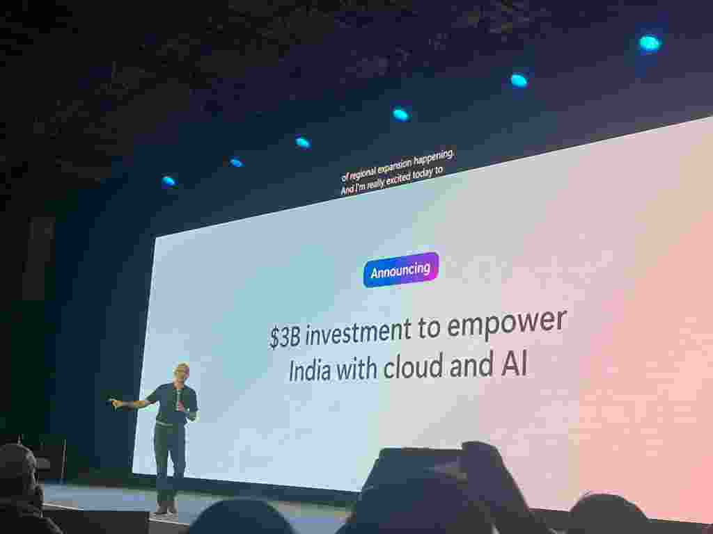 Microsoft to invest $3 bn in India for cloud and AI expansion Microsoft to invest $3 bn in India for cloud and AI expansion