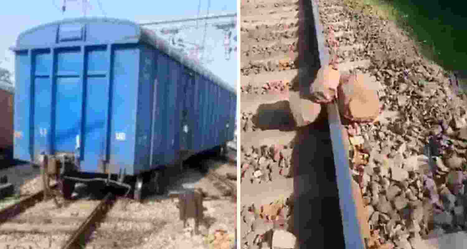 Loco pilot's move saves goods-train mishap in UP
Loco pilot's move saves goods-train mishap in UP