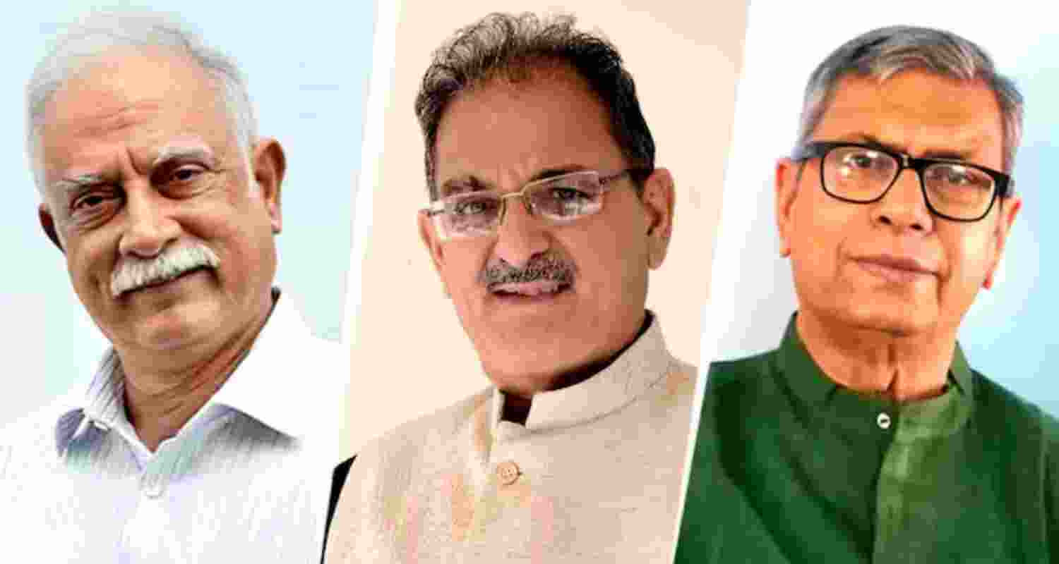 Pusapati Ashok Gajapathi Raju appointed Governor of Goa, Kavinder Gupta is the new Lt Governor of Ladakh, Prof Ashim Kumar Ghosh in Haryana. (L-R) Pusapati Ashok Gajapathi Raju appointed Governor of Goa, Kavinder Gupta is the new Lt Governor of Ladakh, Prof Ashim Kumar Ghosh in Haryana. (L-R)