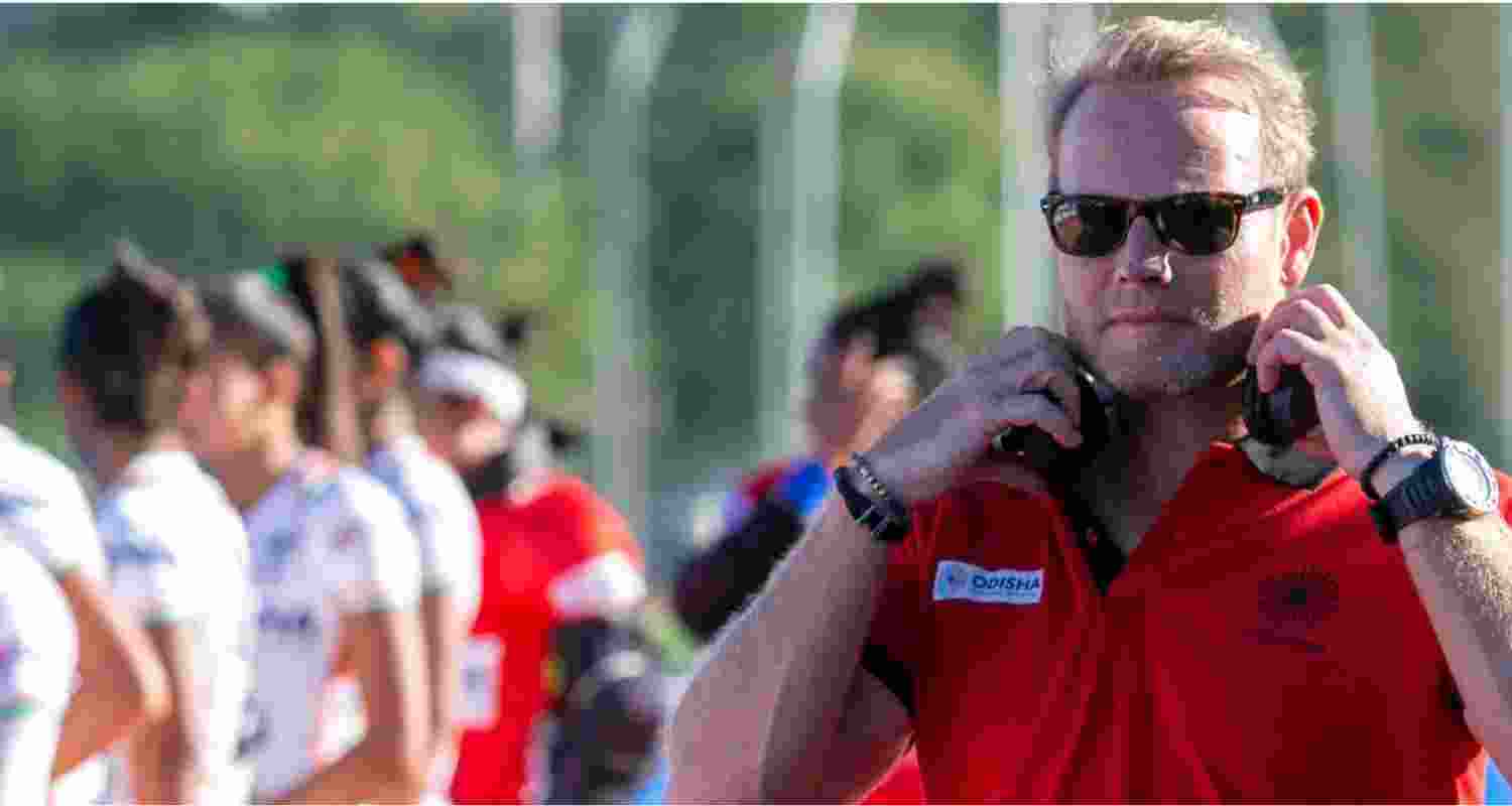 India women's hockey team chief coach Sjoerd Marijne. India women's hockey team chief coach Sjoerd Marijne.