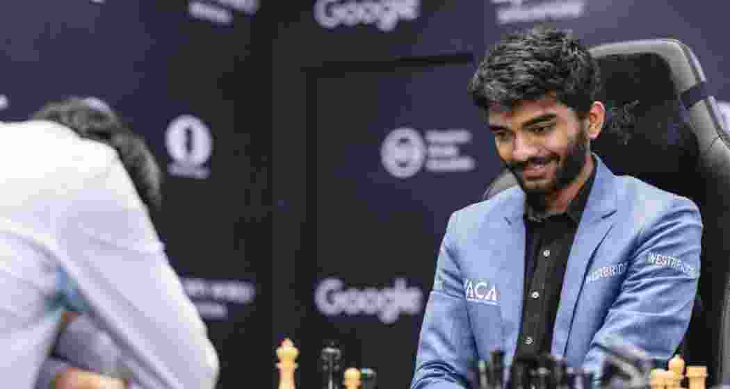World Chess champion D Gukesh. File photo. World Chess champion D Gukesh. File photo.