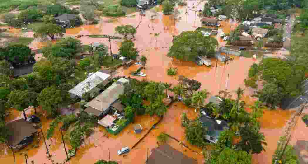 Most of the state is under a flood watch with Haleiwa and Waialua in northern Oahu under a flash flood warning. Most of the state is under a flood watch with Haleiwa and Waialua in northern Oahu under a flash flood warning.