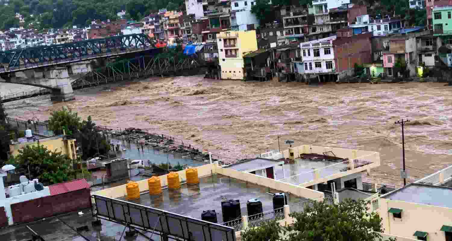 Heavy rains trigger flash floods and landslides across Jammu and Kashmir, disrupting normal life and rescue operations. Heavy rains trigger flash floods and landslides across Jammu and Kashmir, disrupting normal life and rescue operations.