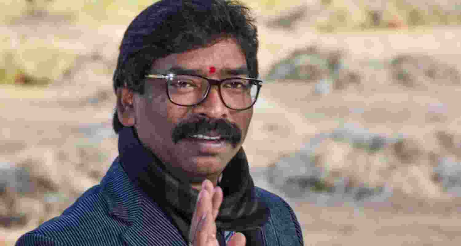 Jailed former Jharkhand Chief Minister Hemant Soren. Jailed former Jharkhand Chief Minister Hemant Soren.