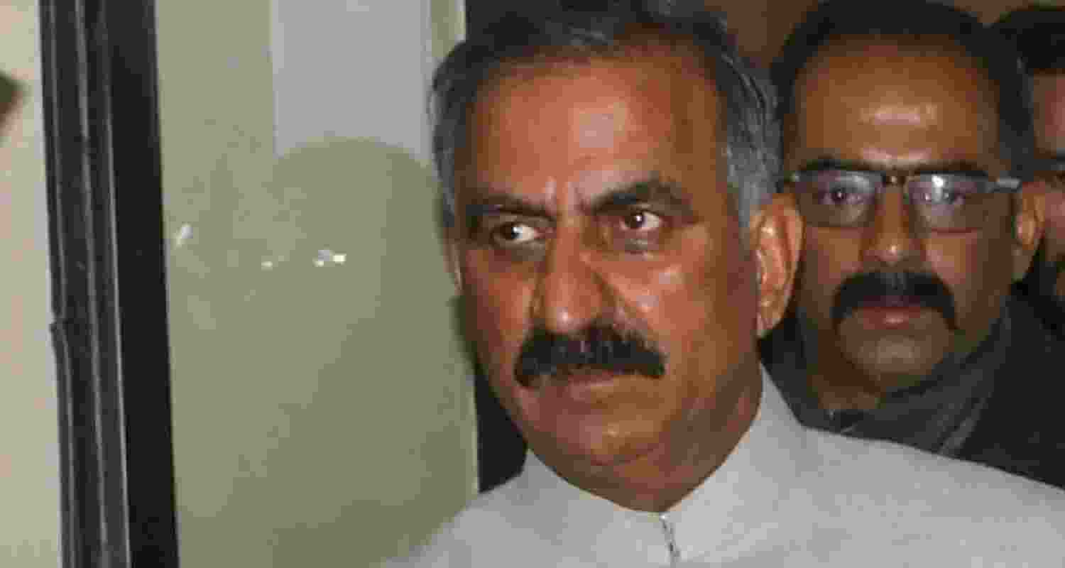 Himachal Chief Minister Sukhvinder Singh Sukhu. Himachal Chief Minister Sukhvinder Singh Sukhu.