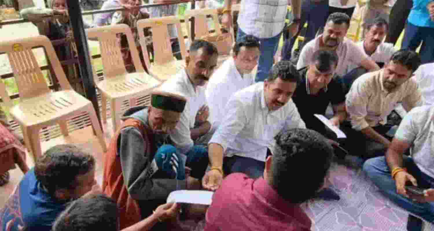 Himachal Pradesh Public Works and Urban Development Minister Vikramaditya Singh meets families affected by the recent calamity in Boh Panchayat of Shahpur Assembly constituency on Monday. Himachal Pradesh Public Works and Urban Development Minister Vikramaditya Singh meets families affected by the recent calamity in Boh Panchayat of Shahpur Assembly constituency on Monday.