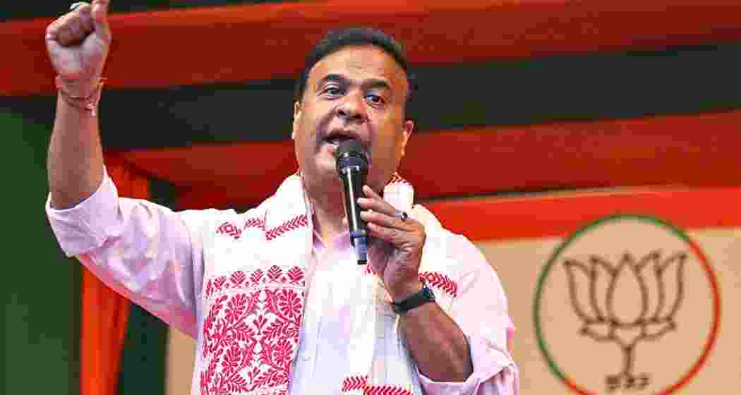 Assam Chief Minister Himanta Biswa Sarma during a rally in Guwahati. (Image: PTI) Assam Chief Minister Himanta Biswa Sarma during a rally in Guwahati. (Image: PTI)