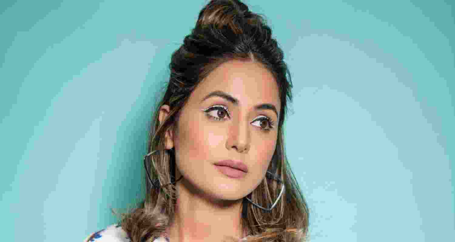 Actor Hina Khan. Image: X Actor Hina Khan. Image: X