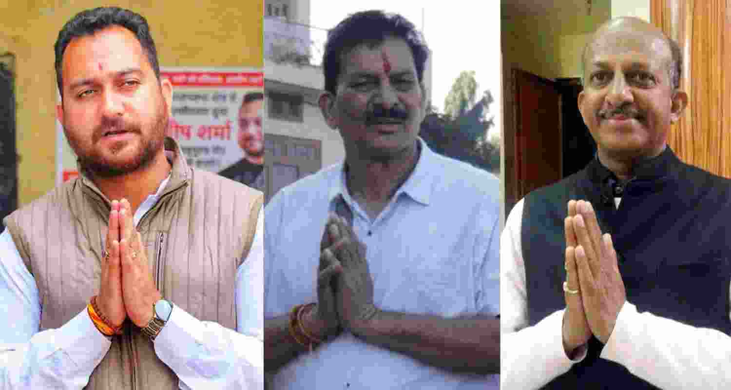 Ashish Sharma (Hamirpur), and K L Thakur (Nalagarh), and Hoshiyar Singh (Dehra). Ashish Sharma (Hamirpur), and K L Thakur (Nalagarh), and Hoshiyar Singh (Dehra).