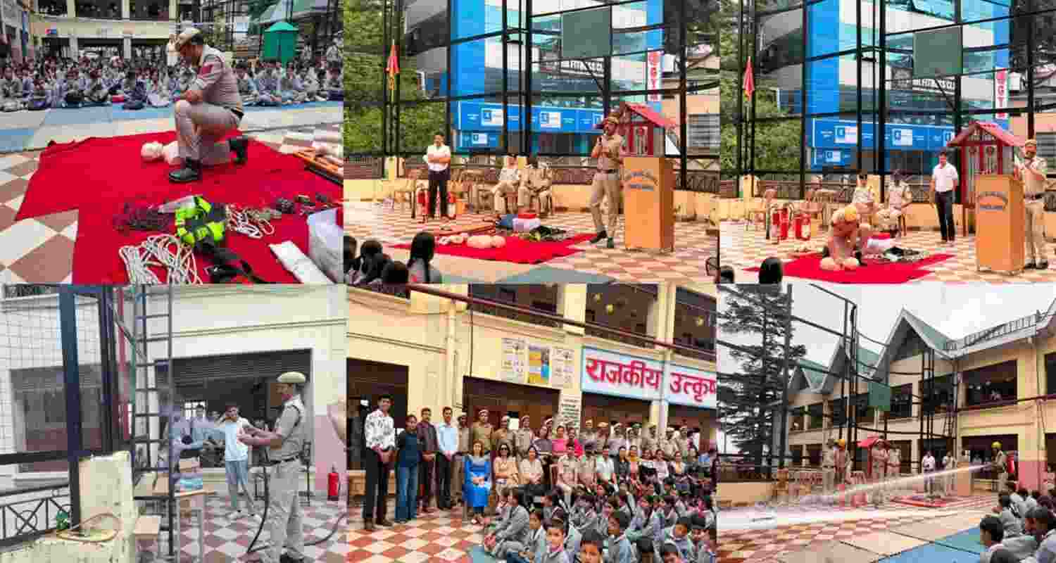 HPSDMA conducts disaster management training at Shimla school HPSDMA conducts disaster management training at Shimla school