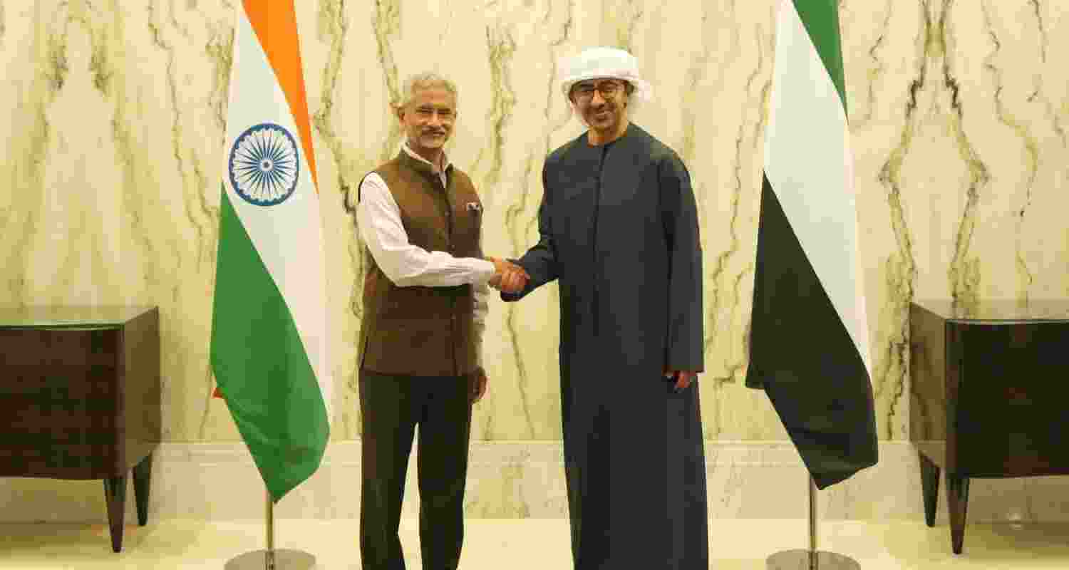 EAM Jaishankar Discusses Comprehensive Partnership with UAE on His Visit. EAM Jaishankar Discusses Comprehensive Partnership with UAE on His Visit.