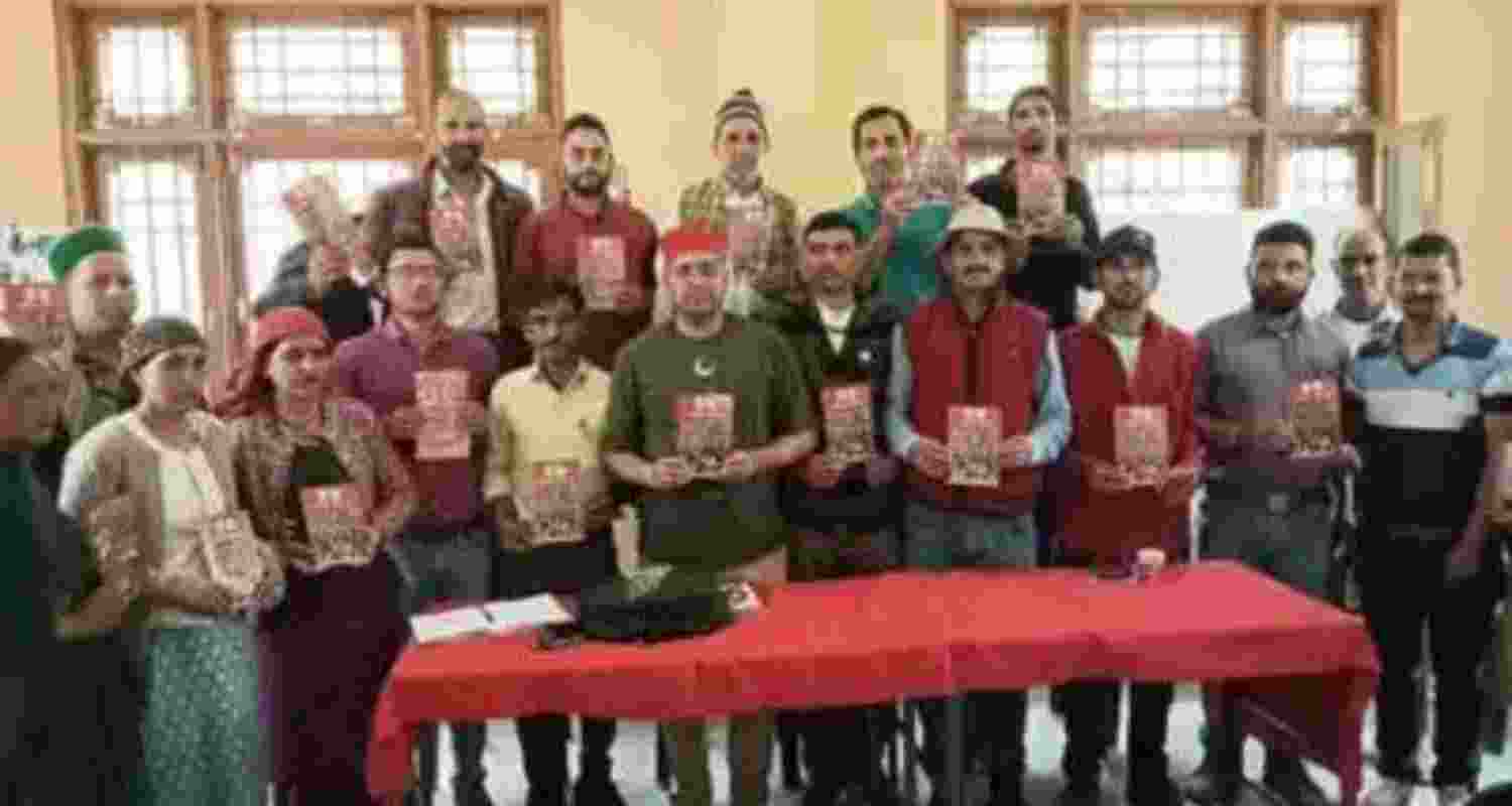 CTIU a part of CPI (M) launches their manifesto for 2024 Elections. Image X. CTIU a part of CPI (M) launches their manifesto for 2024 Elections. Image X.