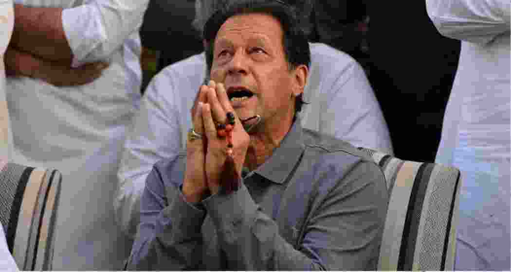 File photo of former Pakistan Prime Minister Imran Khan. File photo of former Pakistan Prime Minister Imran Khan.