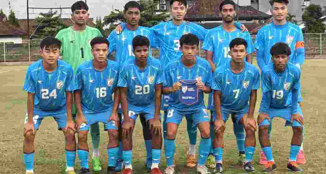 The India U19 football team gears up for a challenging encounter in Bali. The India U19 football team gears up for a challenging encounter in Bali.
