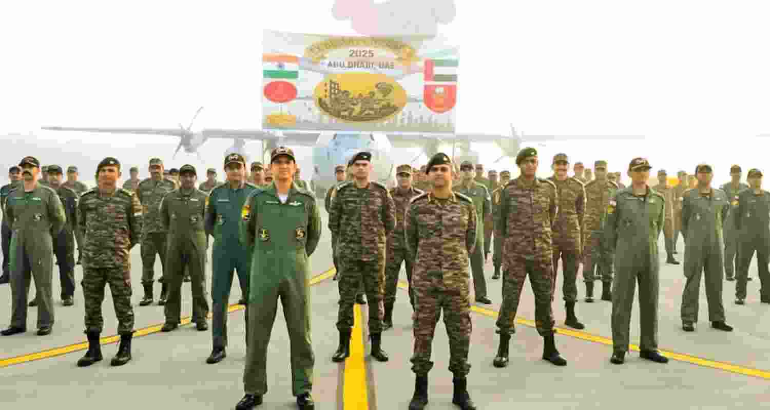 An Indian Army contingent has left for the UAE to take part in Exercise Desert Cyclone-II. An Indian Army contingent has left for the UAE to take part in Exercise Desert Cyclone-II.
