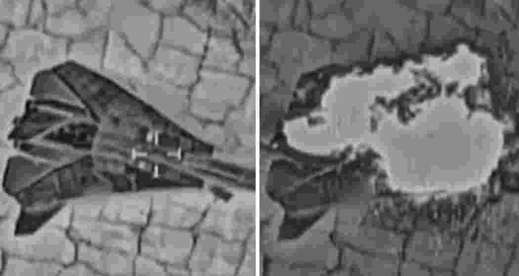 Videograbs from footage released by the Israeli Defence Forces show precision strikes that downed an Iranian jet and hit several military airbases, transports, and air force infrastructure Videograbs from footage released by the Israeli Defence Forces show precision strikes that downed an Iranian jet and hit several military airbases, transports, and air force infrastructure