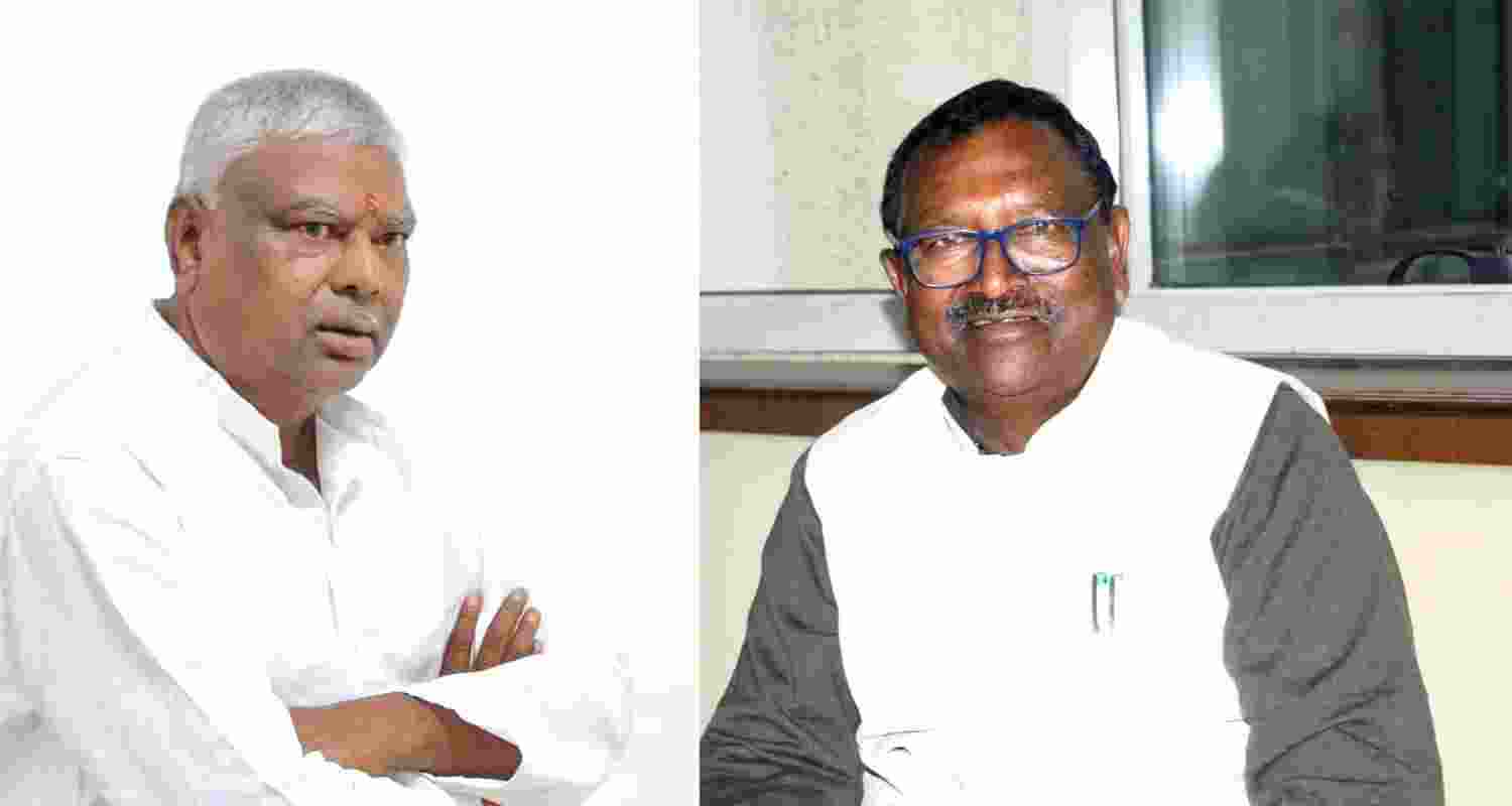 Mathura Mahto (left) and Nalin Soren (right). Mathura Mahto (left) and Nalin Soren (right).