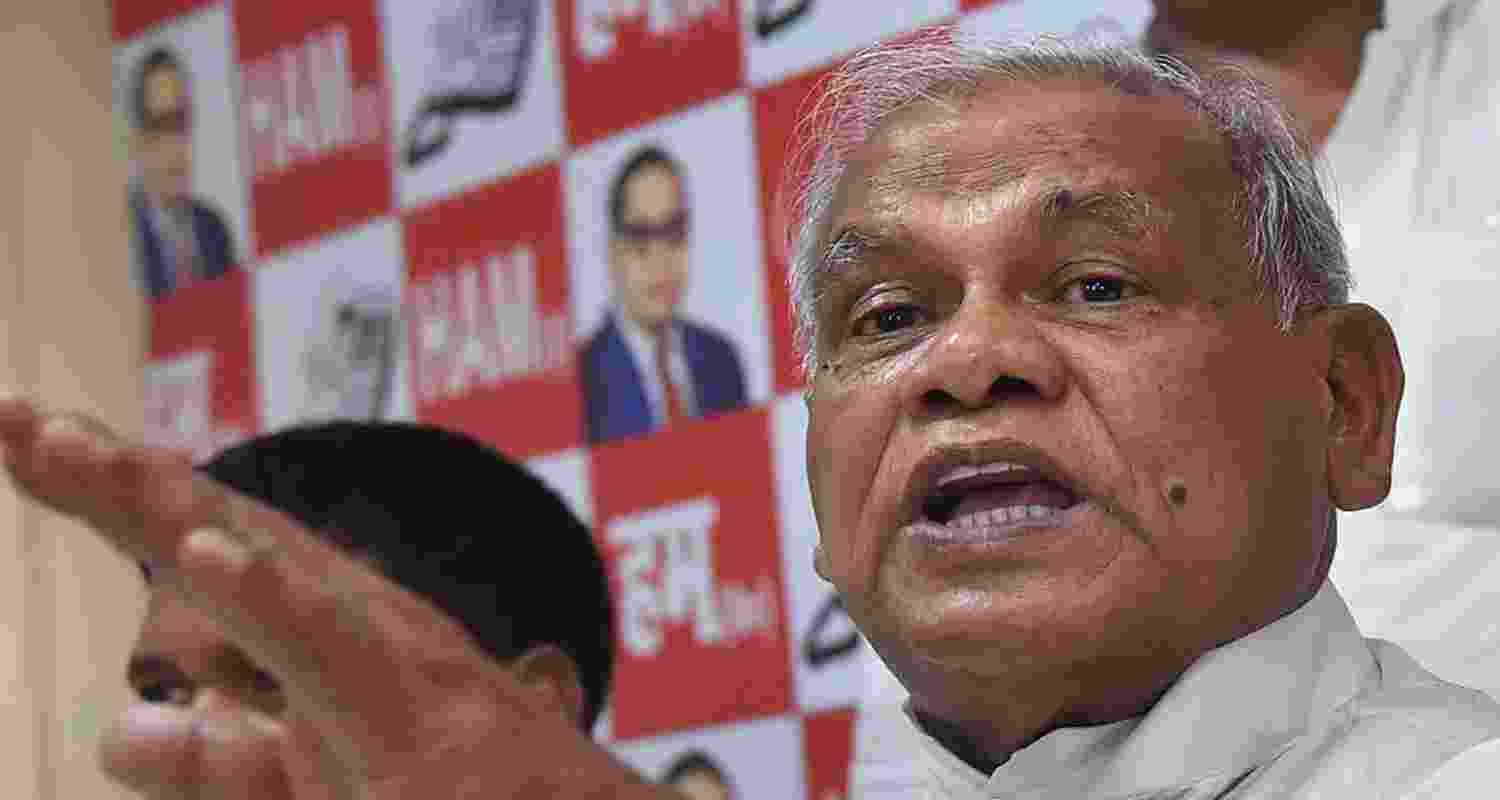 Union minister Jitan Ram Manjhi. Union minister Jitan Ram Manjhi.