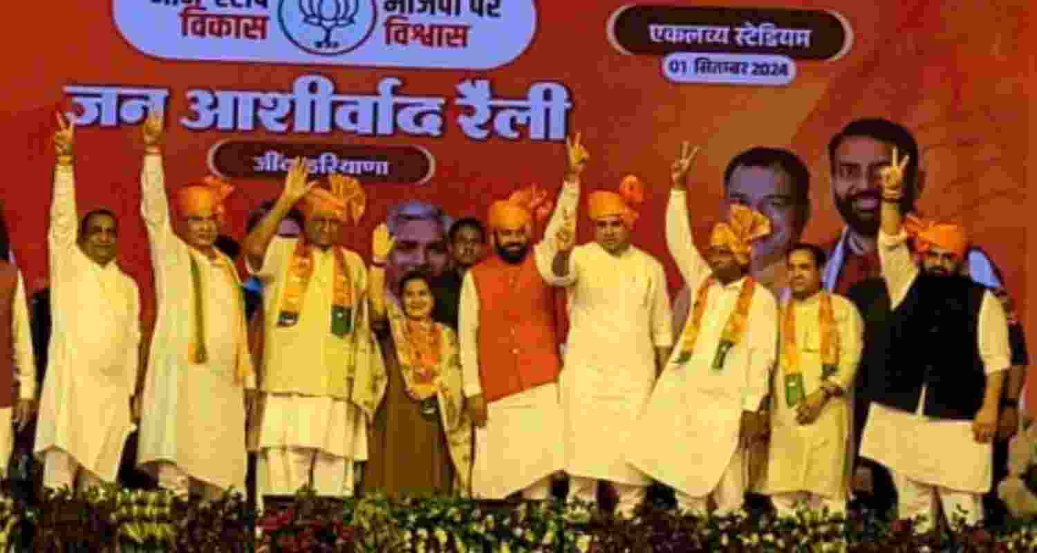 JJP rebels Dhanak, Gautam, Sihag join BJP
JJP rebels Dhanak, Gautam, Sihag join BJP