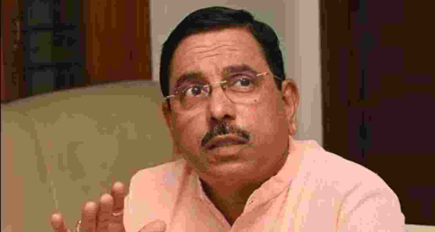 Union Food Minister Prahlad Joshi. File photo. Union Food Minister Prahlad Joshi. File photo.