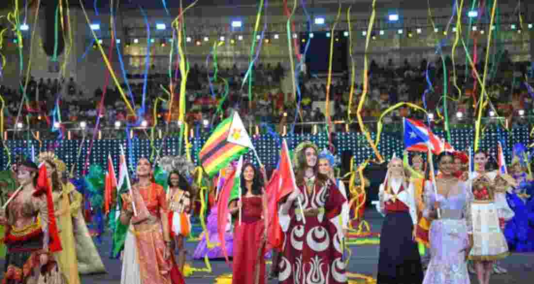 Miss World 2025 contestants visit Buddhavanam on Buddha Purnima Miss World 2025 contestants visit Buddhavanam on Buddha Purnima