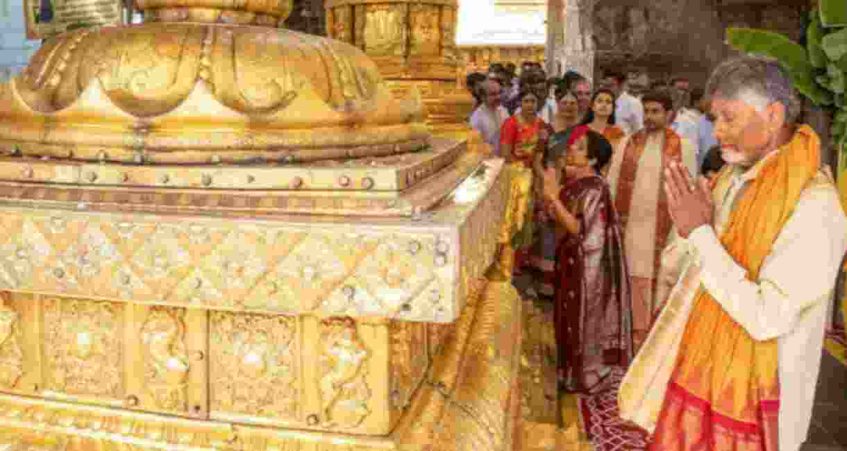 Naidu orders 100 pc service improvement at Tirumala temple Naidu orders 100 pc service improvement at Tirumala temple