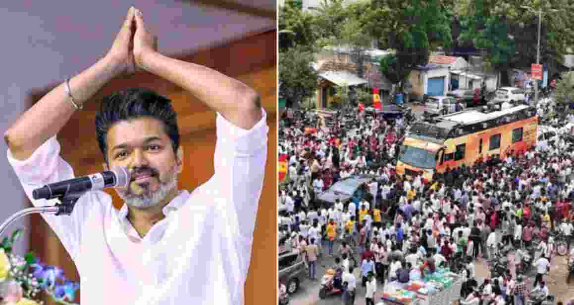 A large number of fans arrived at the venue from nearby areas, including Manapparai, to hear the TVK chief's address. Several people reportedly fainted from exhaustion and were taken to hospital. A large number of fans arrived at the venue from nearby areas, including Manapparai, to hear the TVK chief's address. Several people reportedly fainted from exhaustion and were taken to hospital.