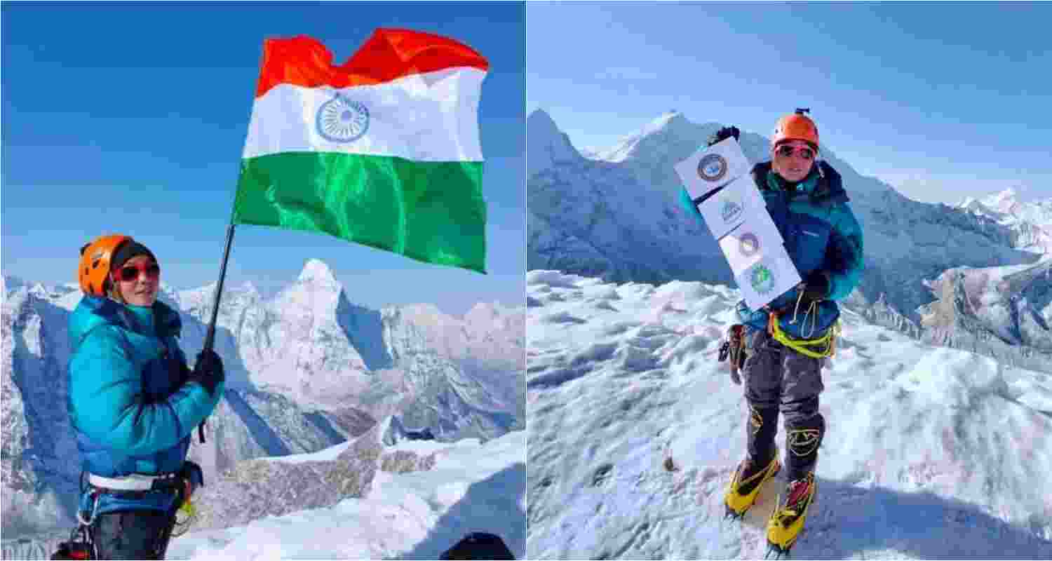 At 11:50 am, Yano and her Sherpa team reached Everest's peak. At 11:50 am, Yano and her Sherpa team reached Everest's peak.