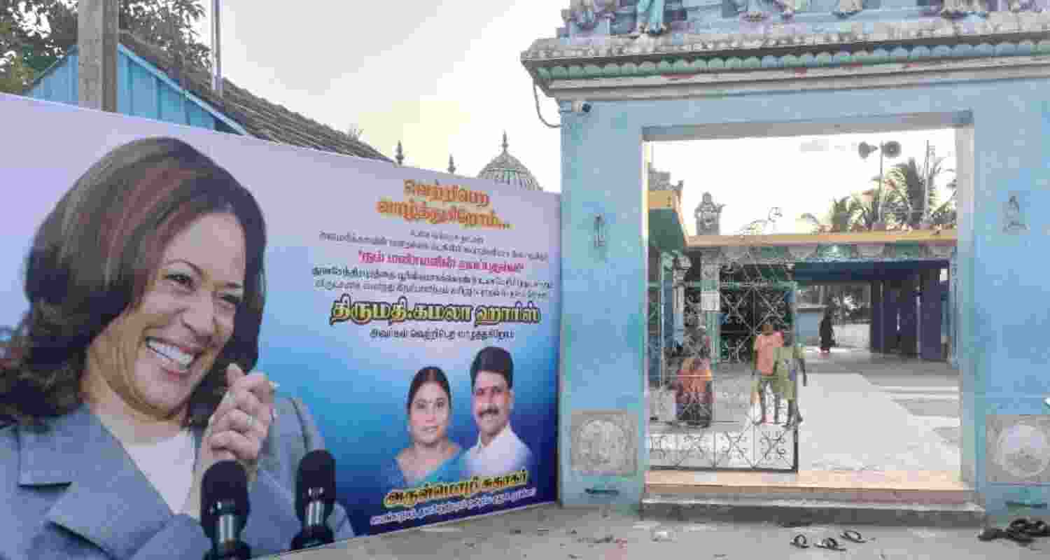 Temple bells ring loud in Kamala Harris’ ancestral village of Tamil Nadu Temple bells ring loud in Kamala Harris’ ancestral village of Tamil Nadu