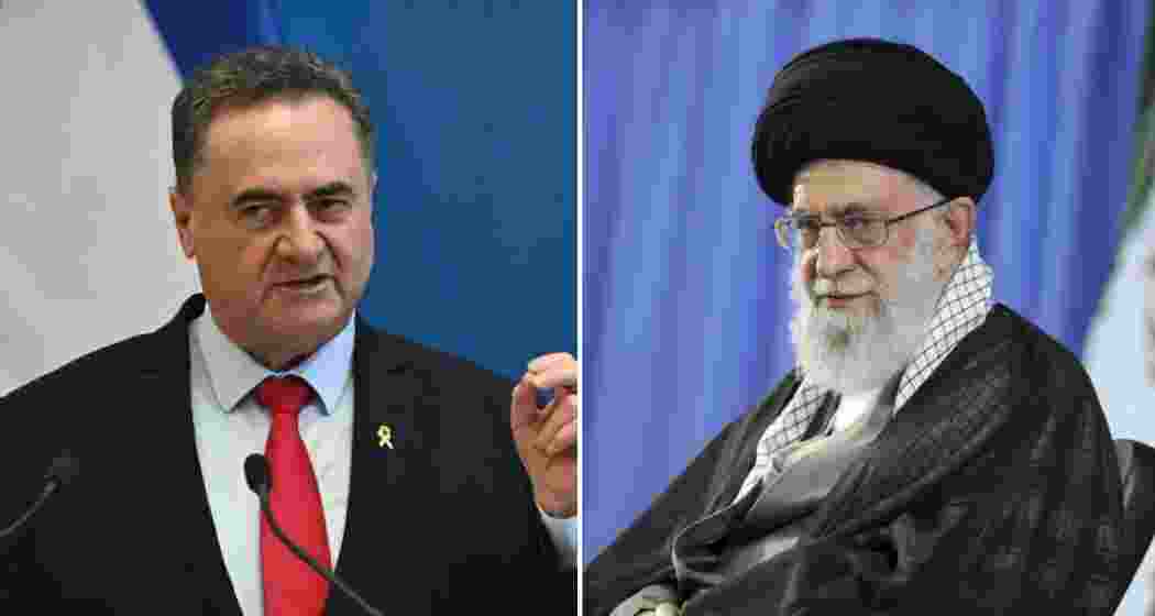 Israel’s Defence Minister Israel Katz (left) and Iran’s Supreme Leader Ayatollah Khamenei (right). Israel’s Defence Minister Israel Katz (left) and Iran’s Supreme Leader Ayatollah Khamenei (right).