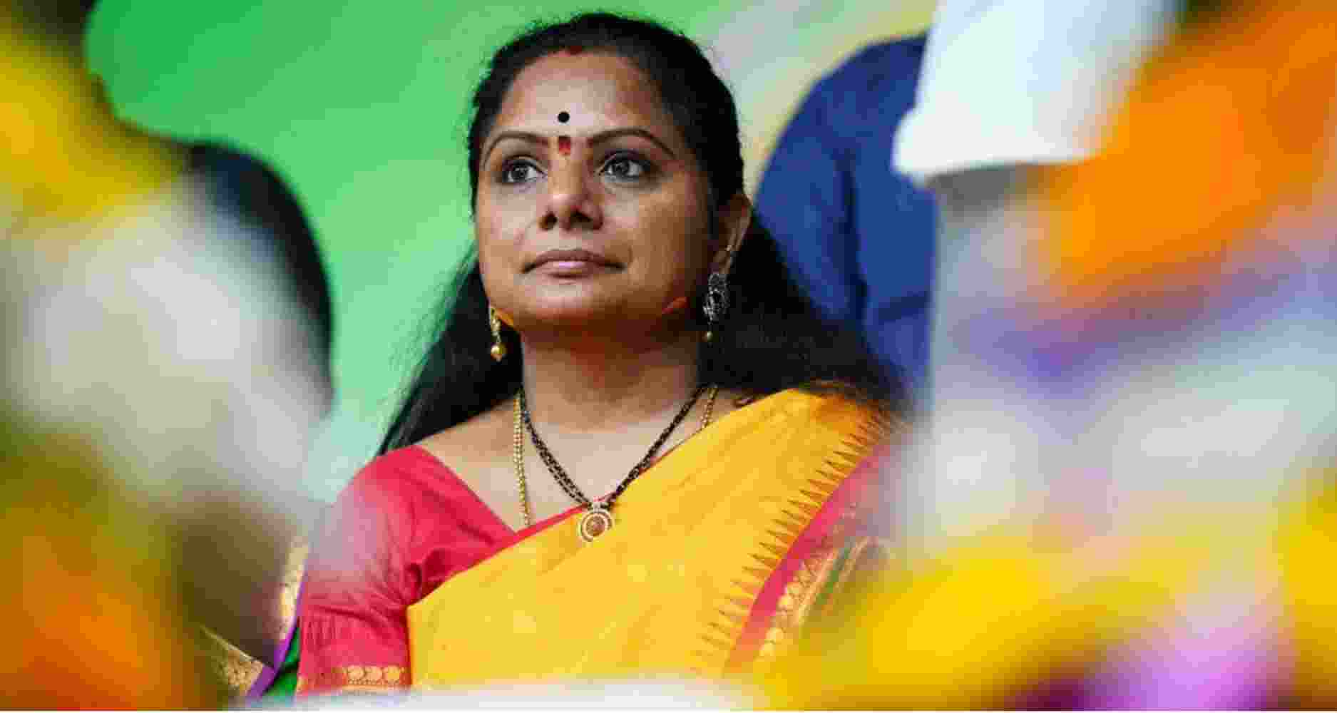 BRS leader K Kavitha. Image via Facebook. BRS leader K Kavitha. Image via Facebook.