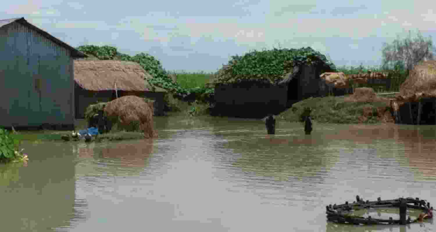 Waterlogging in Kerala. Image: X Waterlogging in Kerala. Image: X