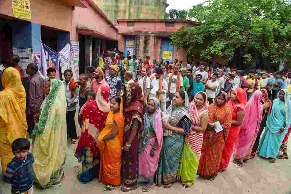 Voting started in the five Lok Sabha seats Araria, Jhanjharpur, Supaul, Madhepura and Khagaria at 7 am in Bihar on Tuesday morning, amid tight security. Voting started in the five Lok Sabha seats Araria, Jhanjharpur, Supaul, Madhepura and Khagaria at 7 am in Bihar on Tuesday morning, amid tight security.