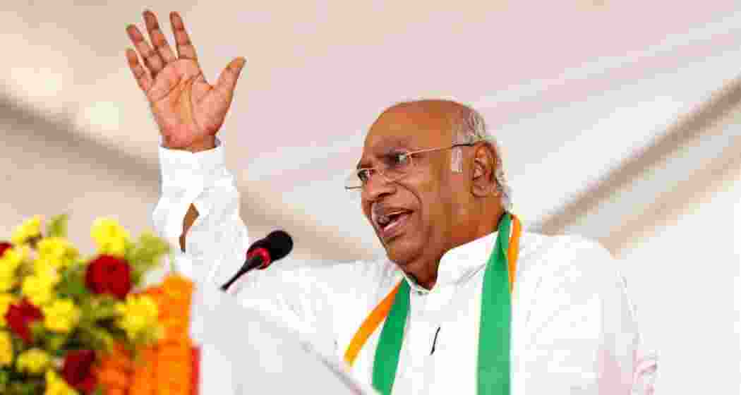 Congress president Mallikarjun Kharge. Congress president Mallikarjun Kharge.