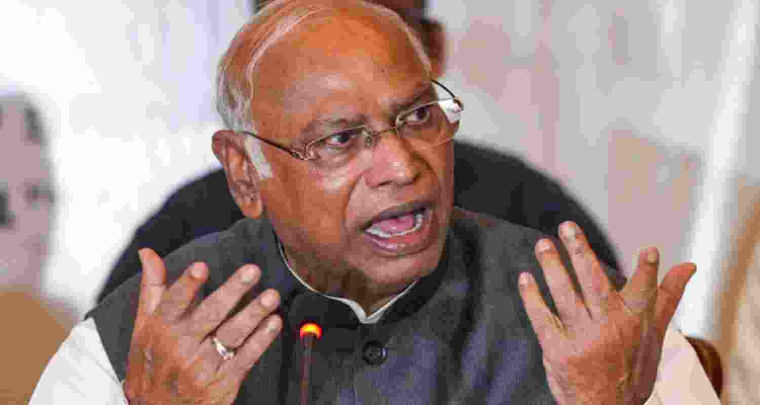Kharge says Congress not scared of ED chargesheet Kharge says Congress not scared of ED chargesheet