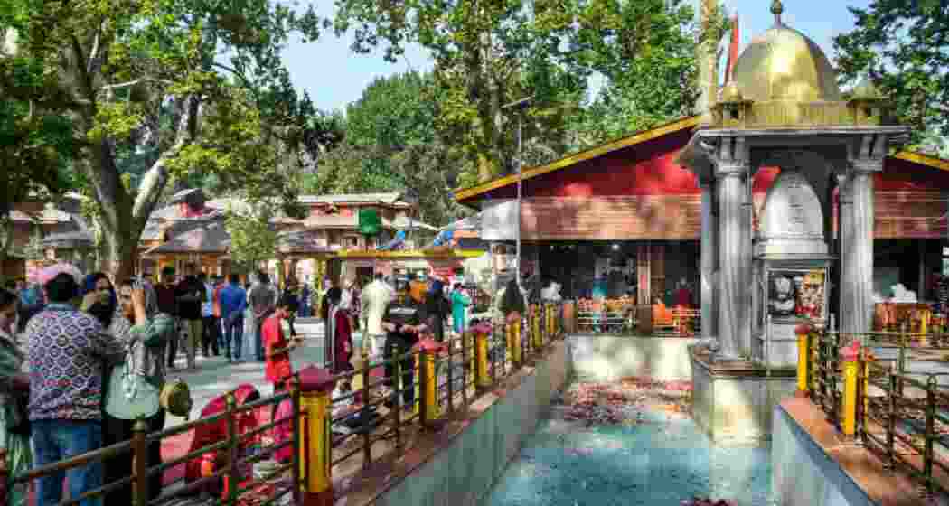 A glimpse of the Kheer Bhawani Mela located celebrated in Srinagar, Jammu and Kashmir. A glimpse of the Kheer Bhawani Mela located celebrated in Srinagar, Jammu and Kashmir.