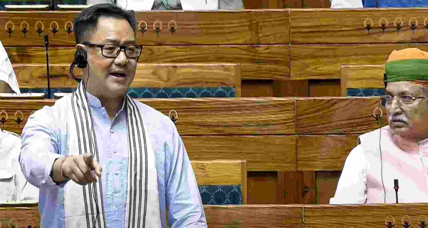 Kiren Rijiju urges Opposition not to spread rumours on delimitation, backs women’s quota bill and calls it historic ahead of planned 2029 rollout. Kiren Rijiju urges Opposition not to spread rumours on delimitation, backs women’s quota bill and calls it historic ahead of planned 2029 rollout.