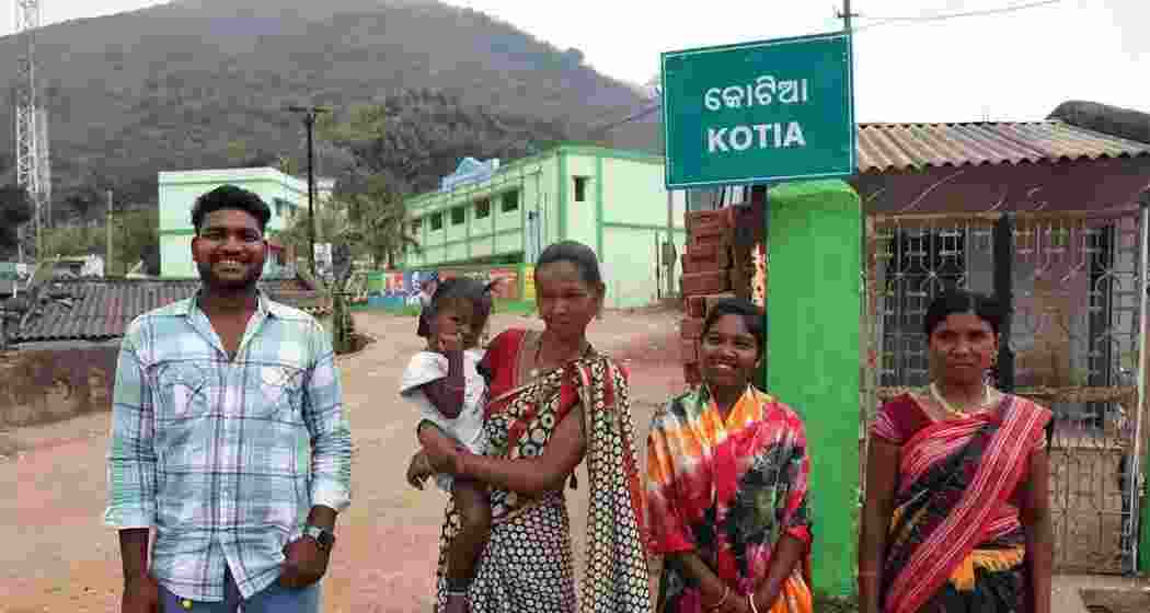 People pose for a picture at the Kotia gram panchayat, Koraput district in south Odisha. People pose for a picture at the Kotia gram panchayat, Koraput district in south Odisha.